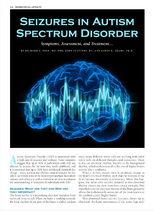 Seizures in ASD